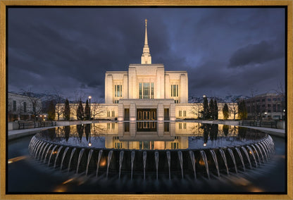 Ogden Utah Night Reflections