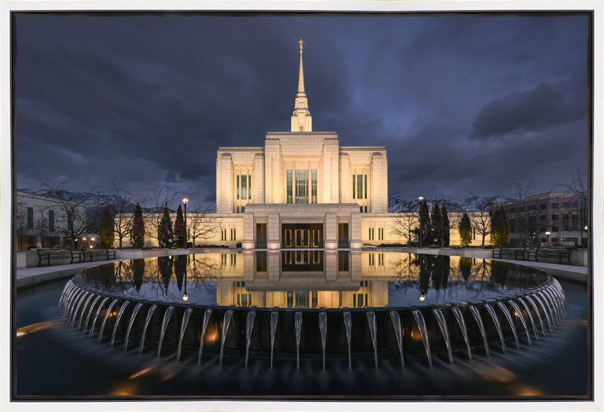 Ogden Utah Night Reflections