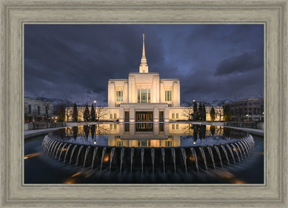 Ogden Utah Night Reflections
