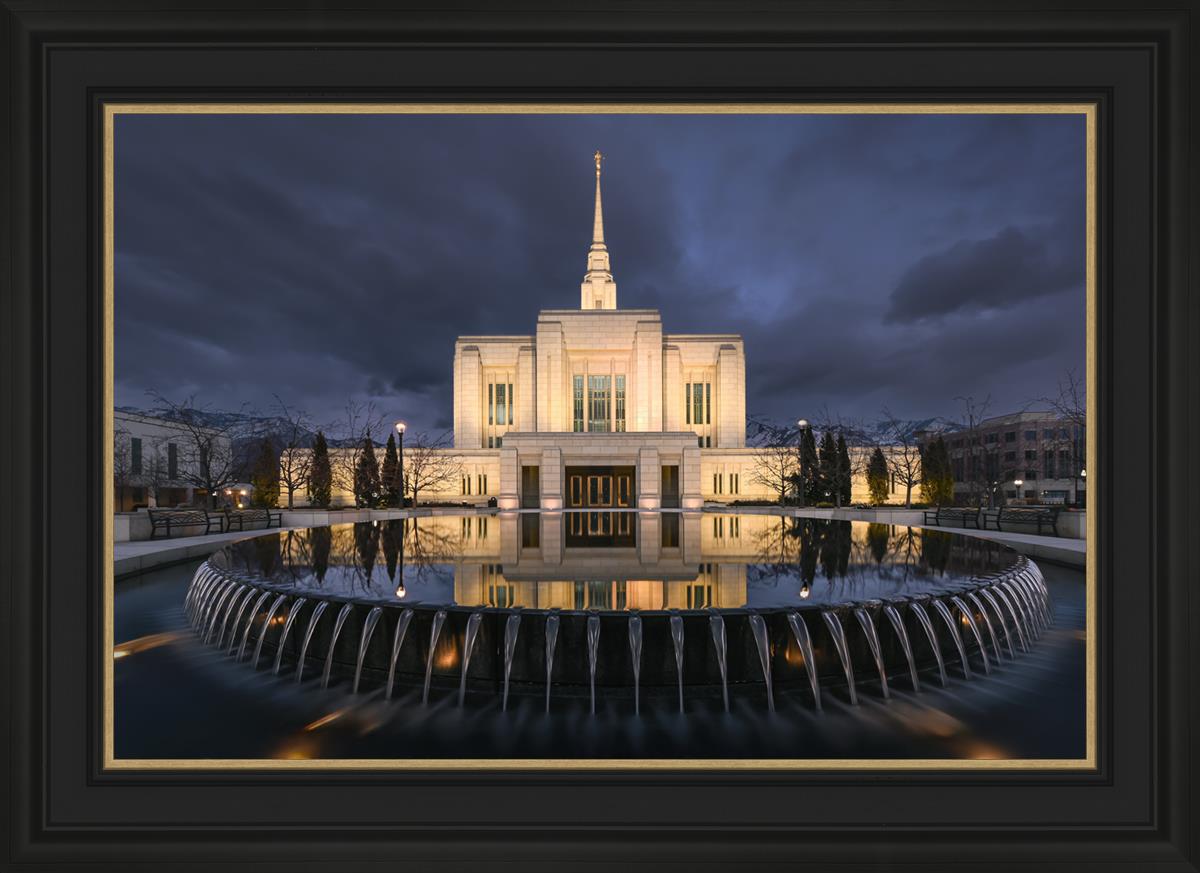 Ogden Utah Night Reflections