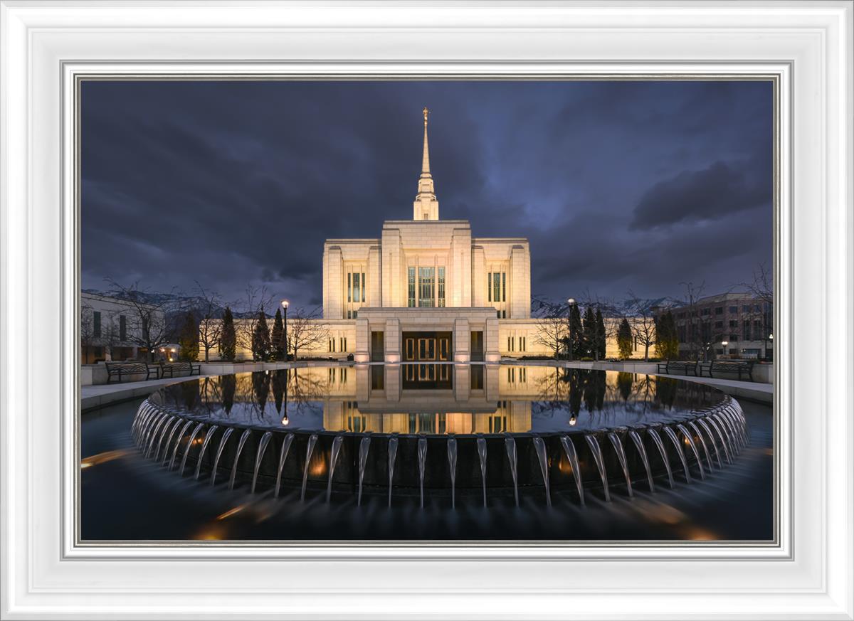 Ogden Utah Night Reflections