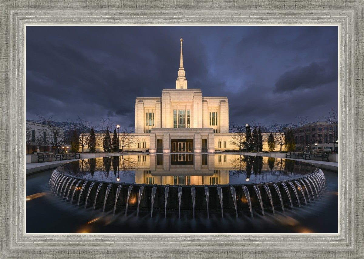 Ogden Utah Night Reflections