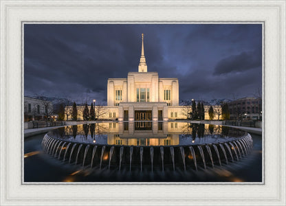 Ogden Utah Night Reflections