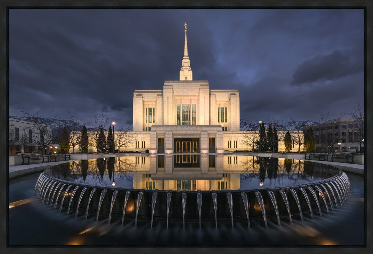 Ogden Utah Night Reflections
