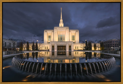 Ogden Utah Night Reflections