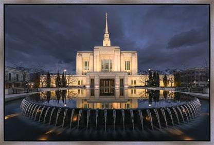 Ogden Utah Night Reflections