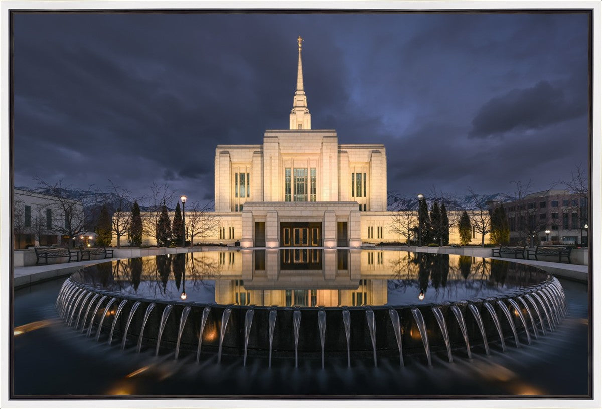 Ogden Utah Night Reflections