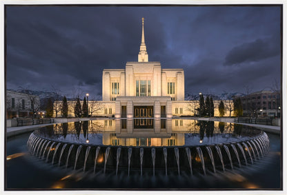 Ogden Utah Night Reflections