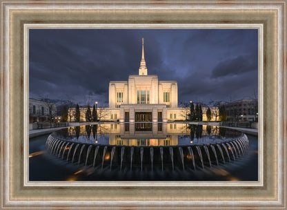 Ogden Utah Night Reflections