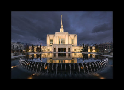 Ogden Utah Night Reflections