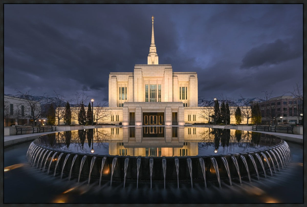 Ogden Utah Night Reflections