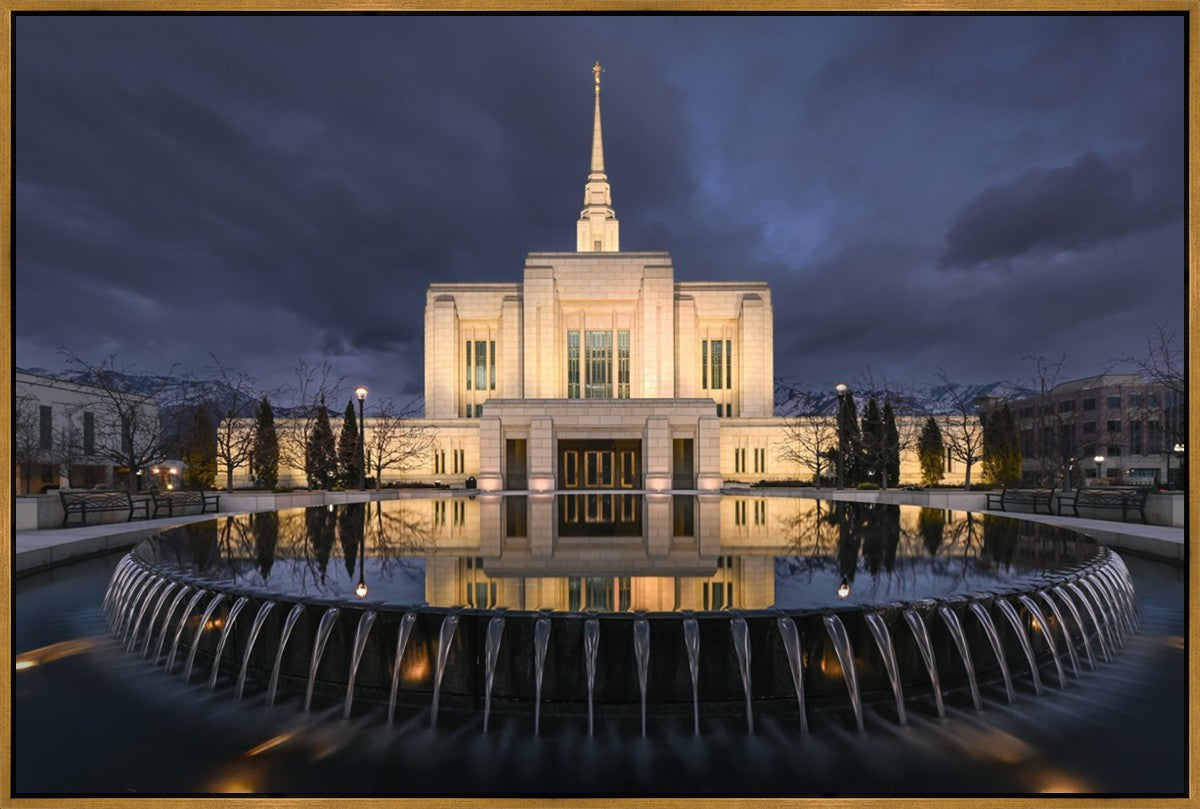 Ogden Utah Night Reflections