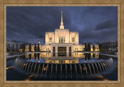 Ogden Utah Night Reflections