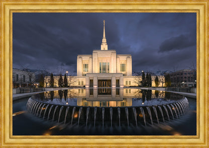 Ogden Utah Night Reflections