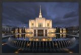 Ogden Utah Night Reflections Large Wall Art