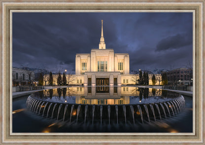 Ogden Utah Night Reflections