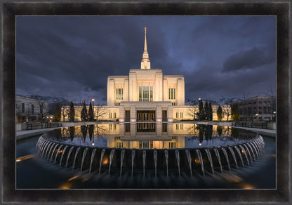 Ogden Utah Night Reflections