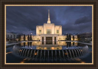 Ogden Utah Night Reflections