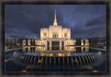 Ogden Utah Night Reflections Large Wall Art