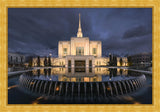 Ogden Utah Night Reflections Large Wall Art