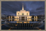 Ogden Utah Night Reflections Large Wall Art