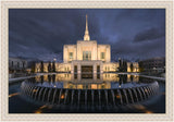 Ogden Utah Night Reflections Large Wall Art