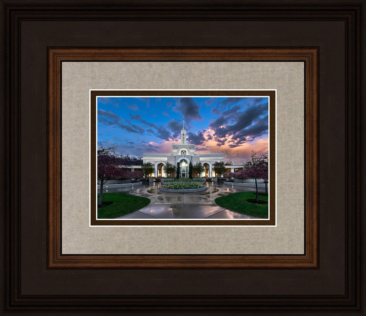 Mount Timpanogos Utah Spring Storm Clearing