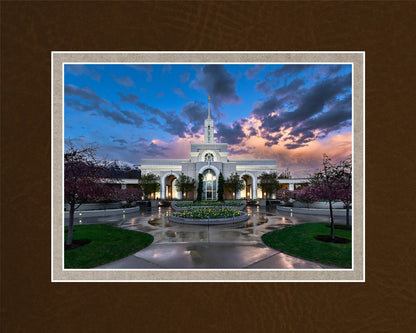 Mount Timpanogos Utah Spring Storm Clearing