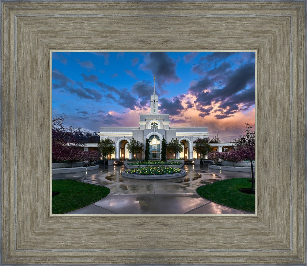 Mount Timpanogos Utah Spring Storm Clearing
