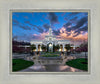 Mount Timpanogos Utah Spring Storm Clearing