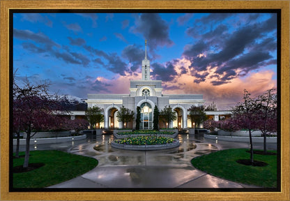 Mount Timpanogos Utah Spring Storm Clearing