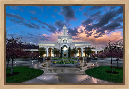 Mount Timpanogos Utah Spring Storm Clearing