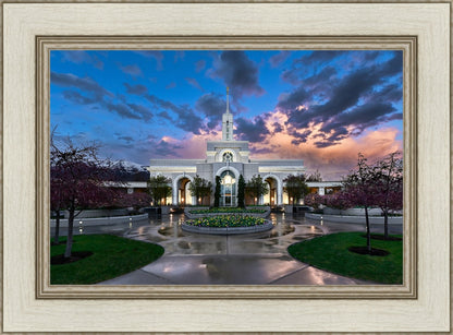 Mount Timpanogos Utah Spring Storm Clearing