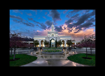 Mount Timpanogos Utah Spring Storm Clearing