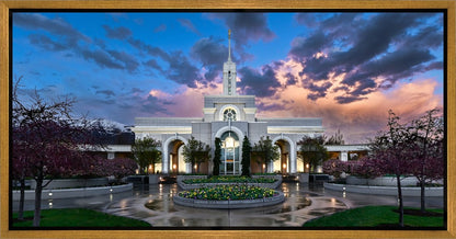 Mount Timpanogos Utah Spring Storm Clearing