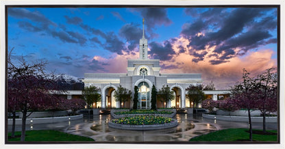 Mount Timpanogos Utah Spring Storm Clearing