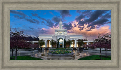Mount Timpanogos Utah Spring Storm Clearing