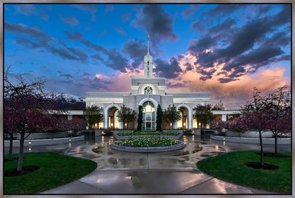 Mount Timpanogos Utah Spring Storm Clearing
