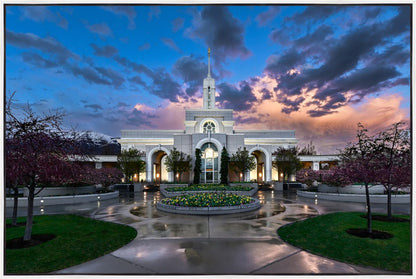 Mount Timpanogos Utah Spring Storm Clearing