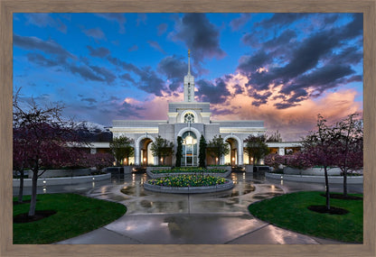 Mount Timpanogos Utah Spring Storm Clearing