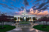 Mount Timpanogos Utah Spring Storm Clearing Large Wall Art