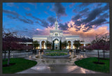 Mount Timpanogos Utah Spring Storm Clearing Large Wall Art