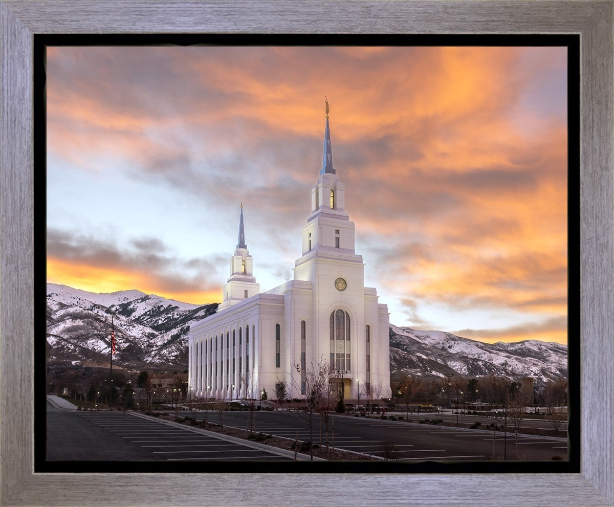 Layton Utah Golden Sunrise