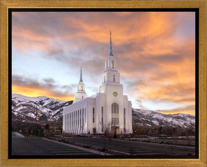 Layton Utah Golden Sunrise