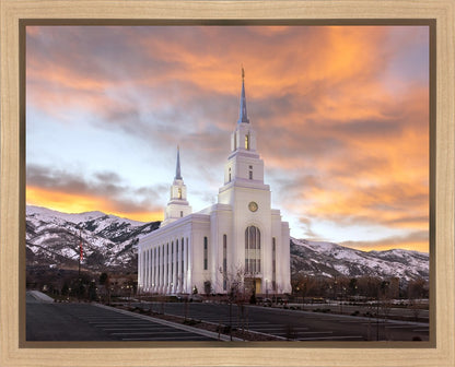 Layton Utah Golden Sunrise