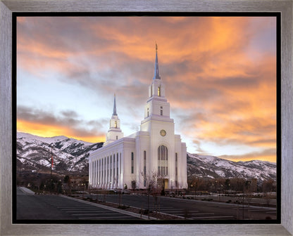 Layton Utah Golden Sunrise