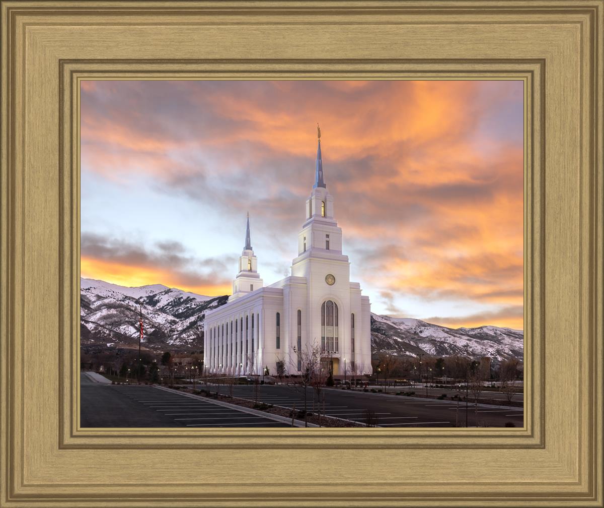 Layton Utah Golden Sunrise