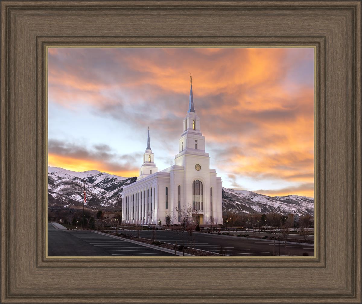 Layton Utah Golden Sunrise