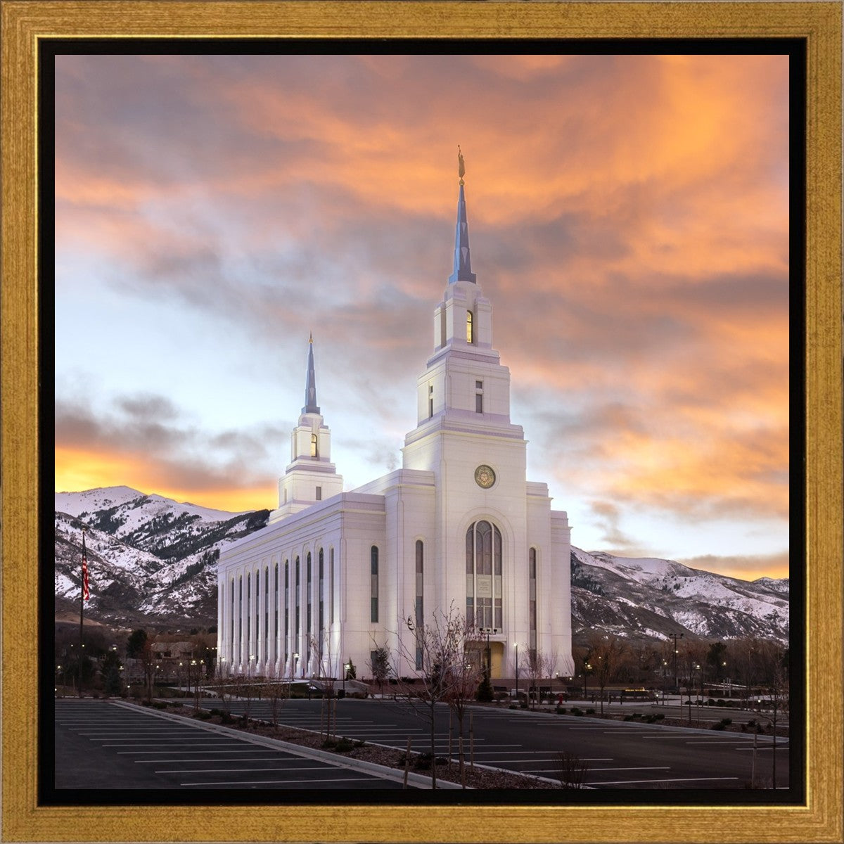 Layton Utah Golden Sunrise