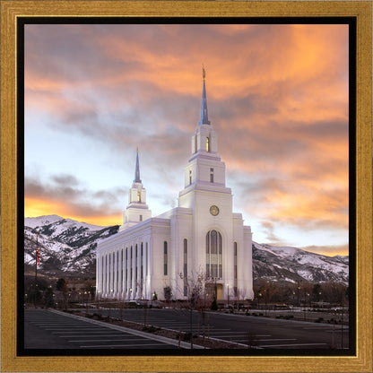 Layton Utah Golden Sunrise